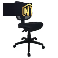 Ghế lưới nhân viên có khung và chân tay tựa nhựa, đệm ghế bọc vải lưới xốp GL101K